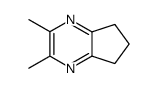 6,7-dihydro-2,3-dimethyl-5H-cyclopentapyrazine结构式