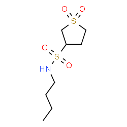 N-butyltetrahydrothiophene-3-sulfonamide 1,1-dioxide结构式