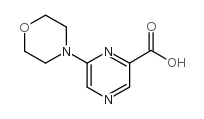 6-(4-Morpholinyl)pyrazine-2-carboxylic acid Structure