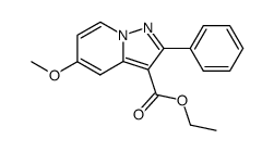 ethyl 5-methoxy-2-phenylpyrazolo[1,5-a]pyridine-3-carboxylate Structure