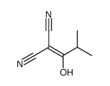 2-(1-hydroxy-2-methylpropylidene)propanedinitrile Structure
