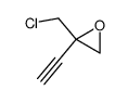 2-(chloromethyl)-2-ethynyloxirane结构式