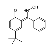 4-tert-butyl-6-[(hydroxyamino)-phenylmethylidene]cyclohexa-2,4-dien-1-one Structure