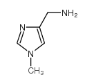 (1-甲基-1H-咪唑-4-基)甲胺结构式