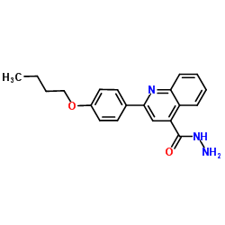 2-(4-BUTOXYPHENYL)QUINOLINE-4-CARBOHYDRAZIDE structure