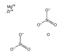 Silicic acid, magnesium zirconium salt Structure