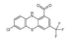 7-chloro-1-nitro-3-(trifluoromethyl)-10H-phenothiazine Structure
