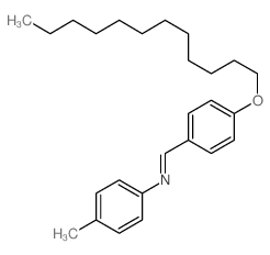1-(4-dodecoxyphenyl)-N-(4-methylphenyl)methanimine结构式