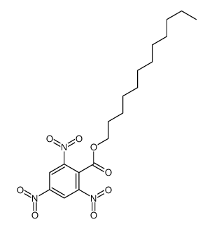 dodecyl 2,4,6-trinitrobenzoate Structure