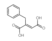 (E)-2-benzylbut-2-enedioic acid结构式