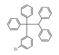 Benzene,1-bromo-3-(1,1,2,2-tetraphenylethyl)-结构式