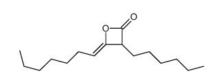 4-heptylidene-3-hexyloxetan-2-one结构式