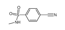 4-cyano-benzenesulfonic acid methylamide structure