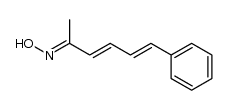 6-phenyl-hexa-3,5-dien-2-one oxime结构式