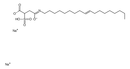 (Z)-4-(9-十八烯氨基)-4-羰基磺基丁酸二钠盐结构式