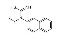 Thiourea,N-ethyl-N-2-naphthalenyl- structure