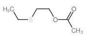 2-ethylsulfanylethyl acetate structure