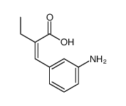 2-[(3-aminophenyl)methylene]butyric acid结构式