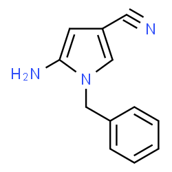 5-Amino-1-benzyl-1H-pyrrole-3-carbonitrile结构式