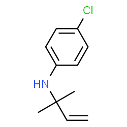 4-Chloro-N-(1,1-dimethyl-2-propenyl)benzenamine Structure