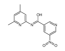 N-(4,6-dimethylpyridin-2-yl)-5-nitropyridine-3-carboxamide Structure
