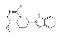 1-Piperidinecarbothioamide,3-(1H-benzimidazol-2-yl)-N-(2-methoxyethyl)-(9CI) Structure