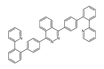 1,4-bis[4-(2-pyridin-2-ylphenyl)phenyl]phthalazine Structure