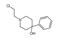 1-(2-chloroethyl)-4-phenylpiperidin-4-ol Structure