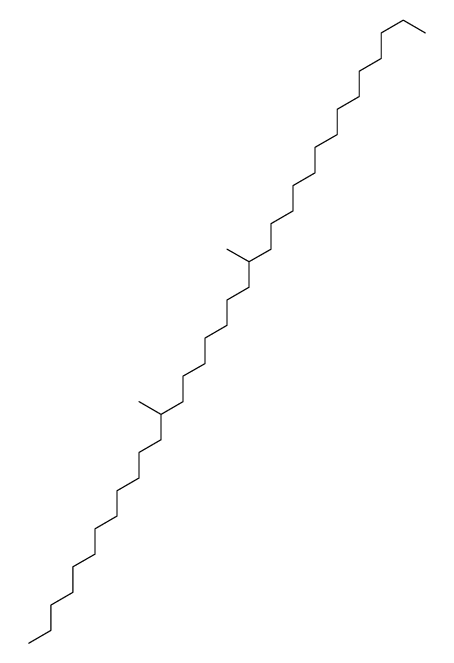 13,21-dimethylpentatriacontane Structure