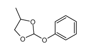 4-methyl-2-phenoxy-1,3-dioxolane结构式