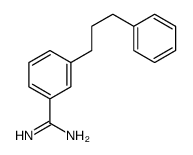 3-(3-phenylpropyl)benzenecarboximidamide结构式