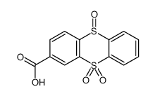 5,10,10-trioxothianthrene-2-carboxylic acid结构式