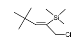 (Z)-1-Chlor-2-trimethylsilyl-4,4-dimethyl-2-penten结构式