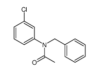 N-benzyl-N-(3-chlorophenyl)acetamide结构式