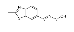 Benzothiazole, 6-(3-hydroxy-3-methyl-1-triazenyl)-2-methyl- (9CI) picture