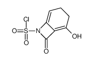 5-hydroxy-7-oxo-8-azabicyclo[4.2.0]octa-1,5-diene-8-sulfonyl chloride Structure