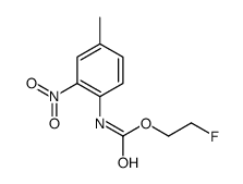 2-fluoroethyl N-(4-methyl-2-nitrophenyl)carbamate Structure