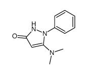 3-(dimethylamino)-2-phenyl-1H-pyrazol-5-one Structure