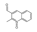 2-methyl-1-oxidoquinolin-1-ium-3-carbaldehyde Structure