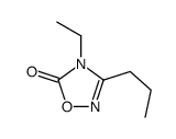 4-ethyl-3-propyl-1,2,4-oxadiazol-5-one结构式