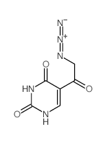 5-(2-azidoacetyl)-1H-pyrimidine-2,4-dione Structure