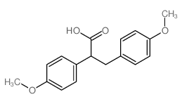 2,3-bis(4-methoxyphenyl)propanoic acid Structure