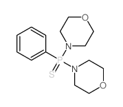 Morpholine,4,4'-(phenylphosphinothioylidene)bis- structure