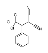 2-(2,2,2-trichloro-1-phenylethyl)propanedinitrile Structure
