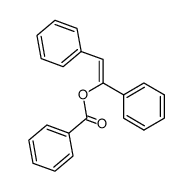 (E)-1-(benzoyloxy)-1,2-diphenylethylene Structure