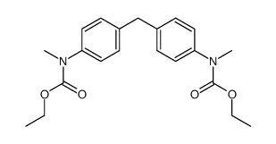 diethyl 4,4'-methylenedi(N-methylcarbanilate) Structure