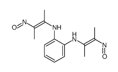 1-N,2-N-bis[(E)-3-nitrosobut-2-en-2-yl]benzene-1,2-diamine结构式