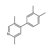 4-(3,4-dimethylphenyl)-2,5-dimethylpyridine Structure