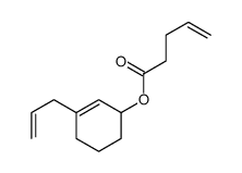 (3-prop-2-enylcyclohex-2-en-1-yl) pent-4-enoate Structure