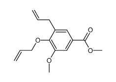 3-Allyl-4-allyloxy-5-methoxybenzoic acid methyl ester结构式